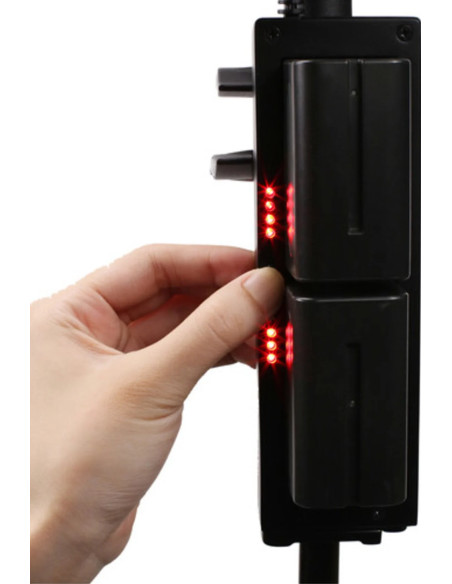 Battery Grip con impugnatura per Forza 60 + Slot per 2 Batterie NP-F